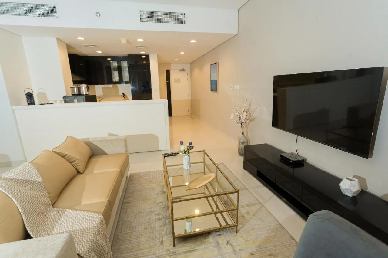 아파트 Oskena Vacation Homes - Waterfront Downtown 두바이 아랍에미리트